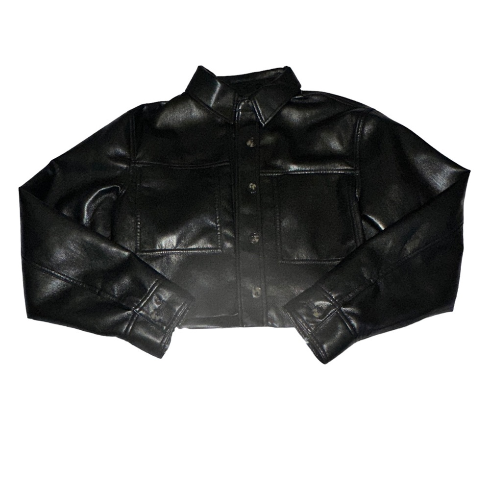 Aritiza Faux Leather Jacket (Shacket)